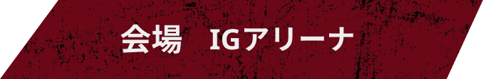 会場 IGアリーナ