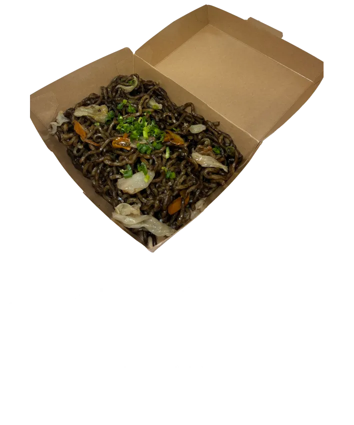 ブラック焼きそば 販売店舗 Yaki Mix、パオヤム ¥900